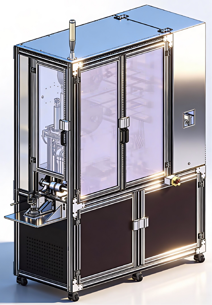 缠绕设备供纱+供胶一体化系统实物图