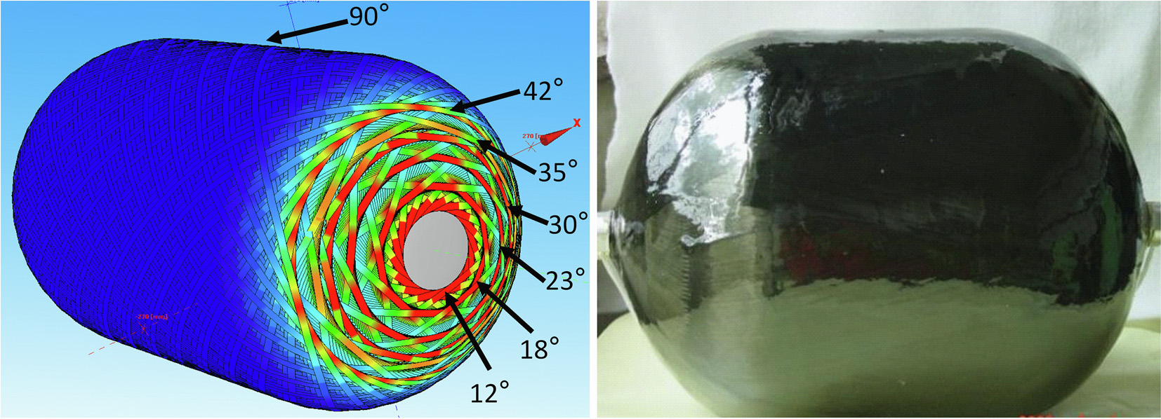 纤维缠绕制造现场